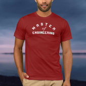 Master in de grafische techniek t-shirt