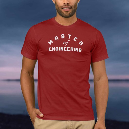 Master in de grafische techniek t-shirt