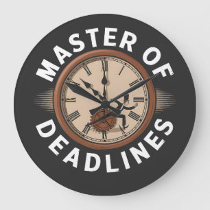 Master in deadlines grote klok