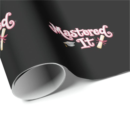 Master in IT-Afstuderen Master's Degree Afstuderen Cadeaupapier (Rol Hoek)