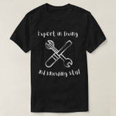 Master in tools en kennis t-shirt (Design voorkant)