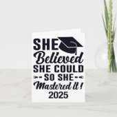 Master IT 2025 Masters Degree Afstuderen Afgestude Kaart (Voorkant)