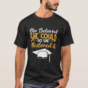Master IT Master Afstuderen Masters Degree Ze M T-shirt