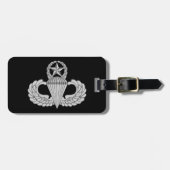 Master Jump/Parachutist Wings Bagagelabel (Voorkant horizontaal)