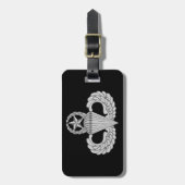 Master Jump/Parachutist Wings Bagagelabel (Voorkant verticaal)