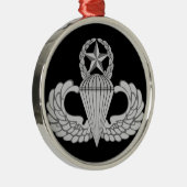 Master Jump/Parachutist Wings Metalen Ornament (Rechts)