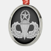 Master Jump/Parachutist Wings Metalen Ornament (Links)