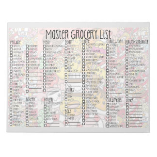 Master Kruidenier Lijst Pad Notitieblok