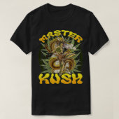 Master Kush Strain Martial Arts Asian Weed Indica T-shirt (Design voorkant)