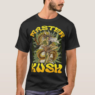 Master Kush Strain Martial Arts Asian Weed Indica T-shirt