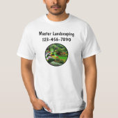Master Landscaping Medewerker Werk Shirten T-shirt (Voorkant)
