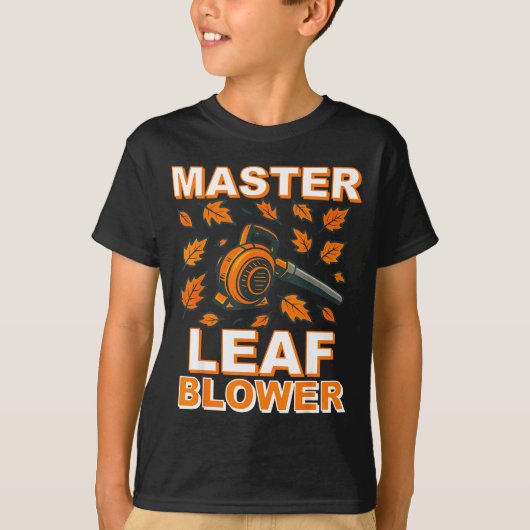 Master Leaf Blower Shirt Men Funny Electric Gas La (Voorkant)