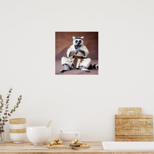 Master Lemur Poster (Keuken)
