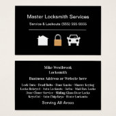 Master Locksmith Professional-Visitekaartjes Visitekaartje (Voorkant /achterkant)