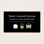 Master Locksmith Professional-Visitekaartjes Visitekaartje (Voorkant)