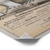 Master Mason Diploma Poster (Hoek)