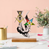 Master Mason / Eastern Star Acryl Bord (Huwelijk)