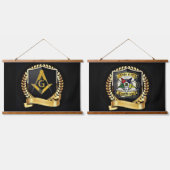 Master Mason/Eastern Star Hangend Wandkleed (Dubbel)