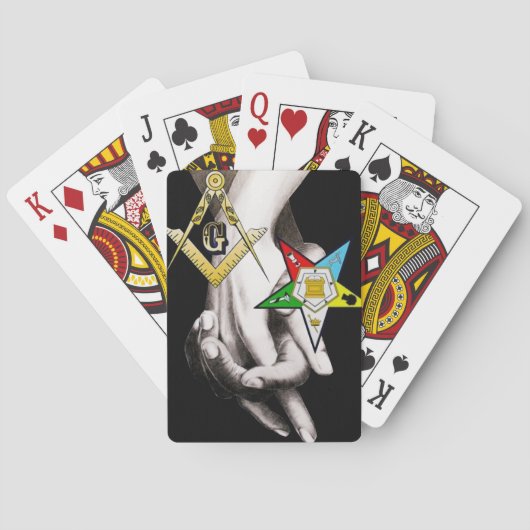 Master Mason / Eastern Star Pokerkaarten (Achterkant)