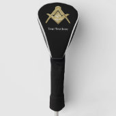 Master Mason Lodge Vrijmetselarij vrijmetselaar Golfheadcover (Voorkant)