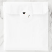 Master Master of Social Work Afstuderen Ronde Sticker (Tas)