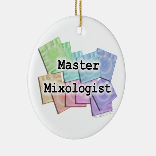 MASTER MIXOLOGIST Ornament for bartenders (Rechts)