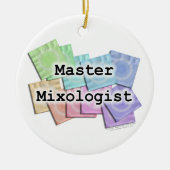 MASTER MIXOLOGIST Ornament for bartenders (Voorkant)