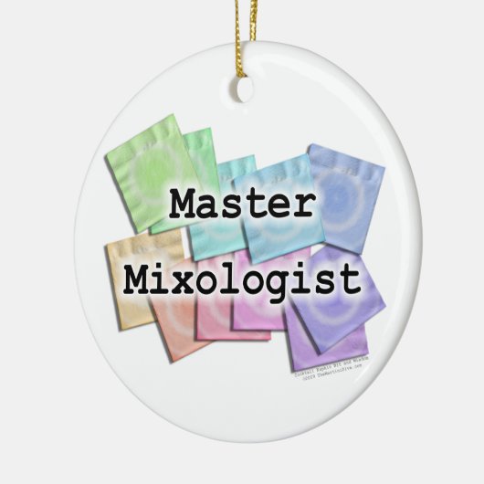 MASTER MIXOLOGIST Ornament for bartenders (Links)