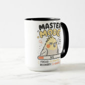 Master Mode Cockatiel Meme PNG | Grappige Burnout Mok (Voorkant rechts)