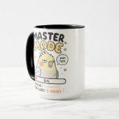 Master Mode Cockatiel Meme PNG | Grappige Burnout Mok (Voorkant links)