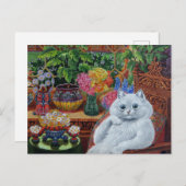 "Master of Cat College" van Louis Wain Briefkaart (Voorkant / Achterkant)