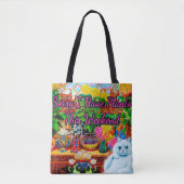 Master of Cat College van Louis Wain Tote Bag (Voorkant)