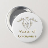 Master of Ceremonies - MC-Button Ronde Button 7,6 Cm (Voorkant /achterkant)
