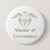 Master of Ceremonies - MC-Button Ronde Button 7,6 Cm (Voorkant)