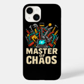 Master of Chaos – Bold Tool Art iPhone 14 Case (Achterkant)