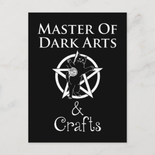 Master of Dark Arts & Crafts Briefkaart