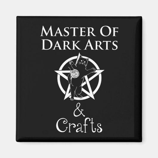 Master of Dark Arts & Crafts Magneet (Voorkant)