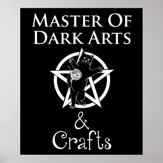 Master of Dark Arts & Crafts Poster (Voorkant)