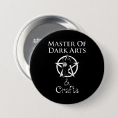Master of Dark Arts & Crafts Ronde Button 7,6 Cm (Voorkant /achterkant)