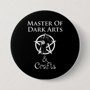 Master of Dark Arts & Crafts Ronde Button 7,6 Cm