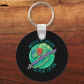 Master Of Disguise Masking Autisme Bewustzijnsmaan Sleutelhanger (Voorkant)