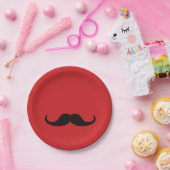 Master of Disguise Mustache | Papieren Bord | Rood (Feest)