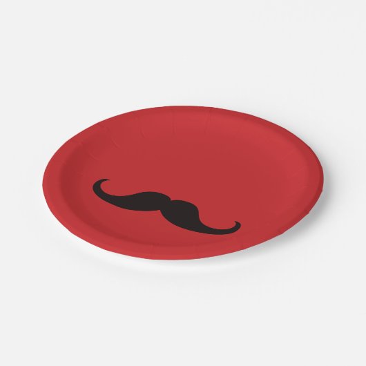 Master of Disguise Mustache | Papieren Bord | Rood (Gekanteld)