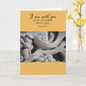 Master of Divinity Degree Gefeliciteerd Kaart (Gele Bloem)