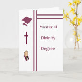 Master of Divinity Degree, Wenskaart Kaart (Gele Bloem)