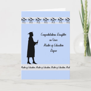 Master of Education Degree Kaart voor dochter