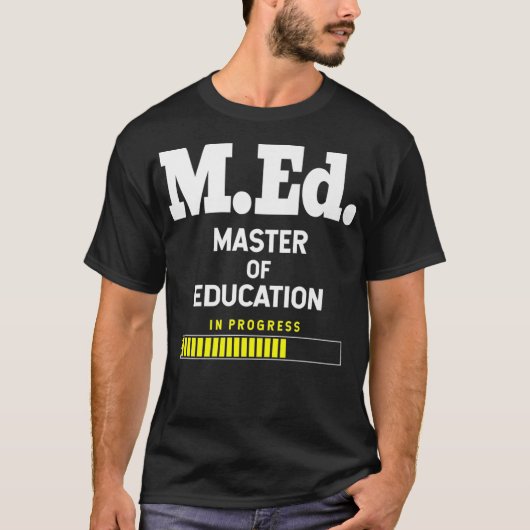 Master of Education Student Degree MEd Premium T-shirt (Voorkant)