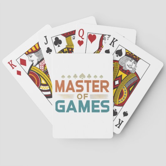 Master of Games Pokerkaarten (Achterkant)
