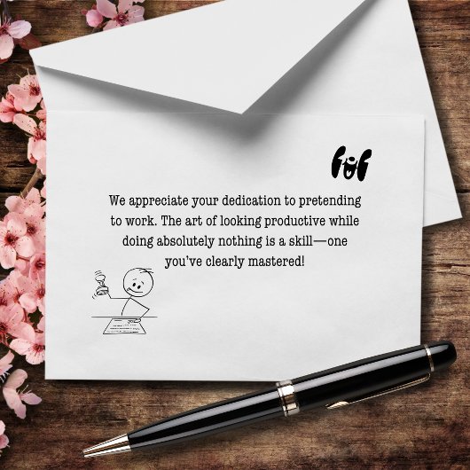 Master Of Looking Busy Bedankkaart