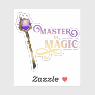 Master of Magic Wizard Sticker